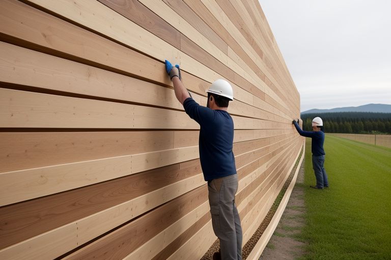 wood trim accent wall